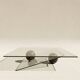 Roche Bobois coffee table in marble and glass.