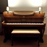 Piano Schimmel àlampe 1968 Braunschweig avec banquette