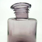Postmodern vase, glass, designed by S. Sadowski, Poland, 1970s