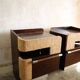 Pair of vintage mid-century bedside tables