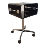 Plexiglass furniture on wheels