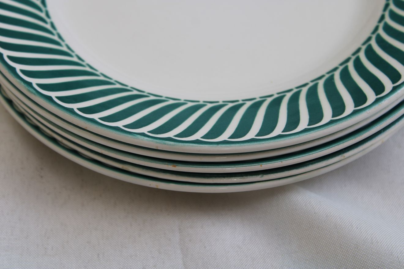 Lot of 6 plates Digoin