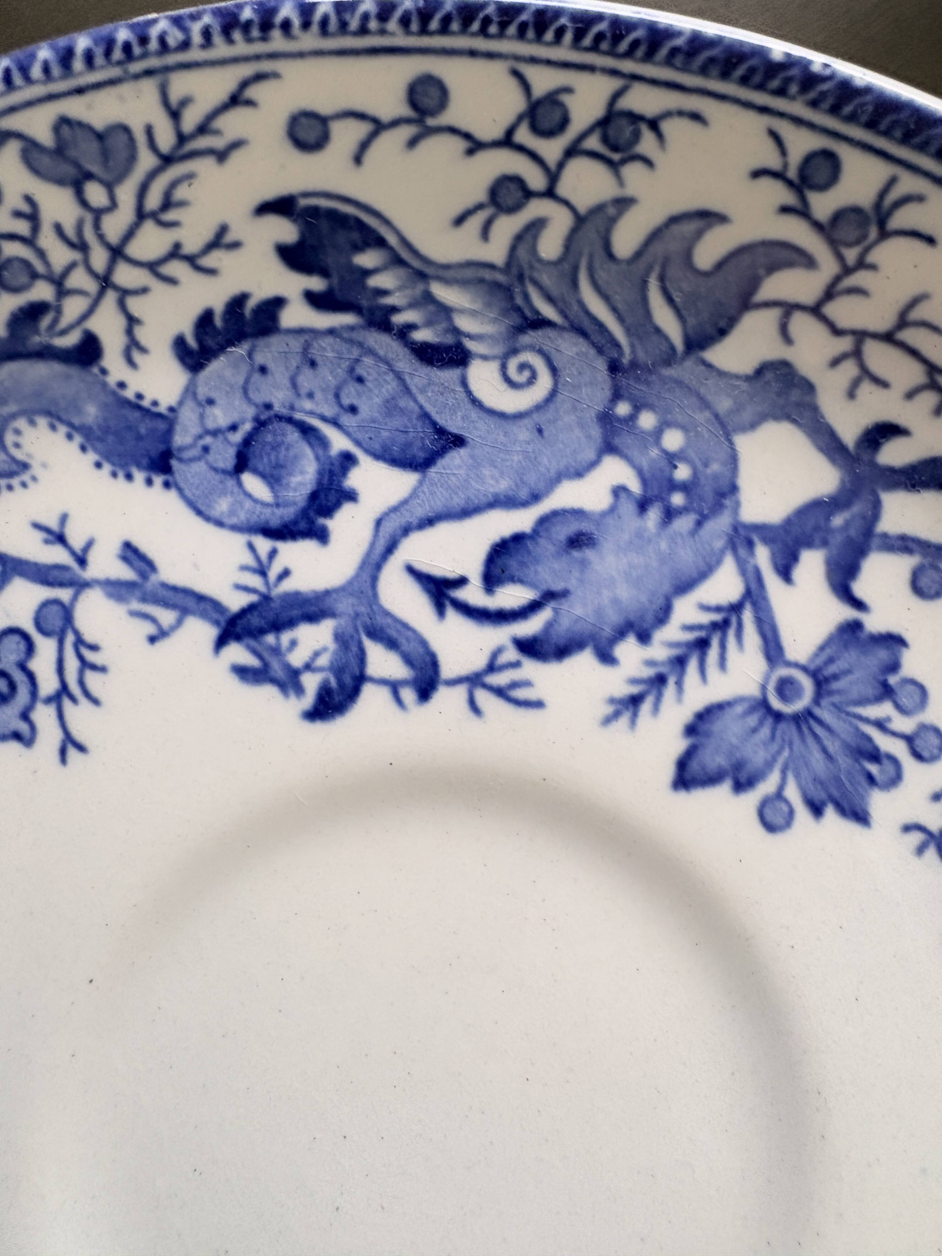 Service de 6 Grandes Tasses Dragon Boch