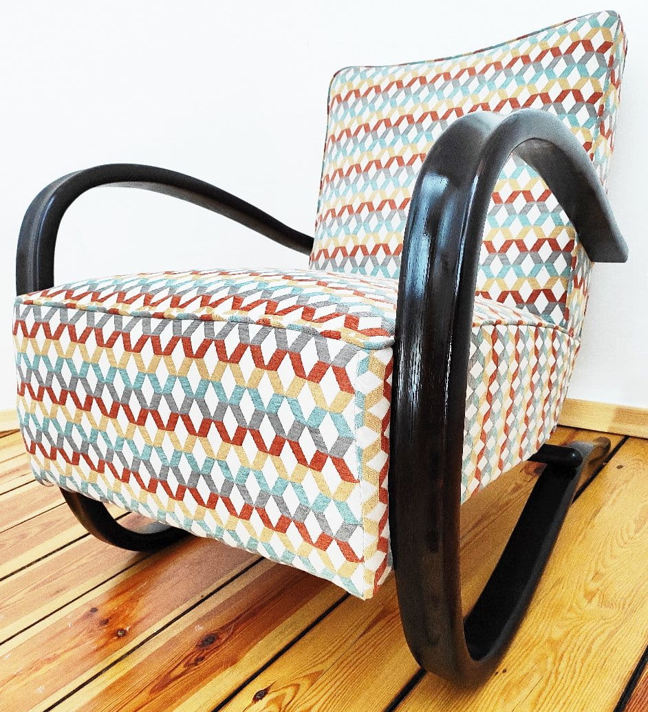 Armchair h 269 by J. Halabala for UP Závody, Czechoslovakia, 1930s