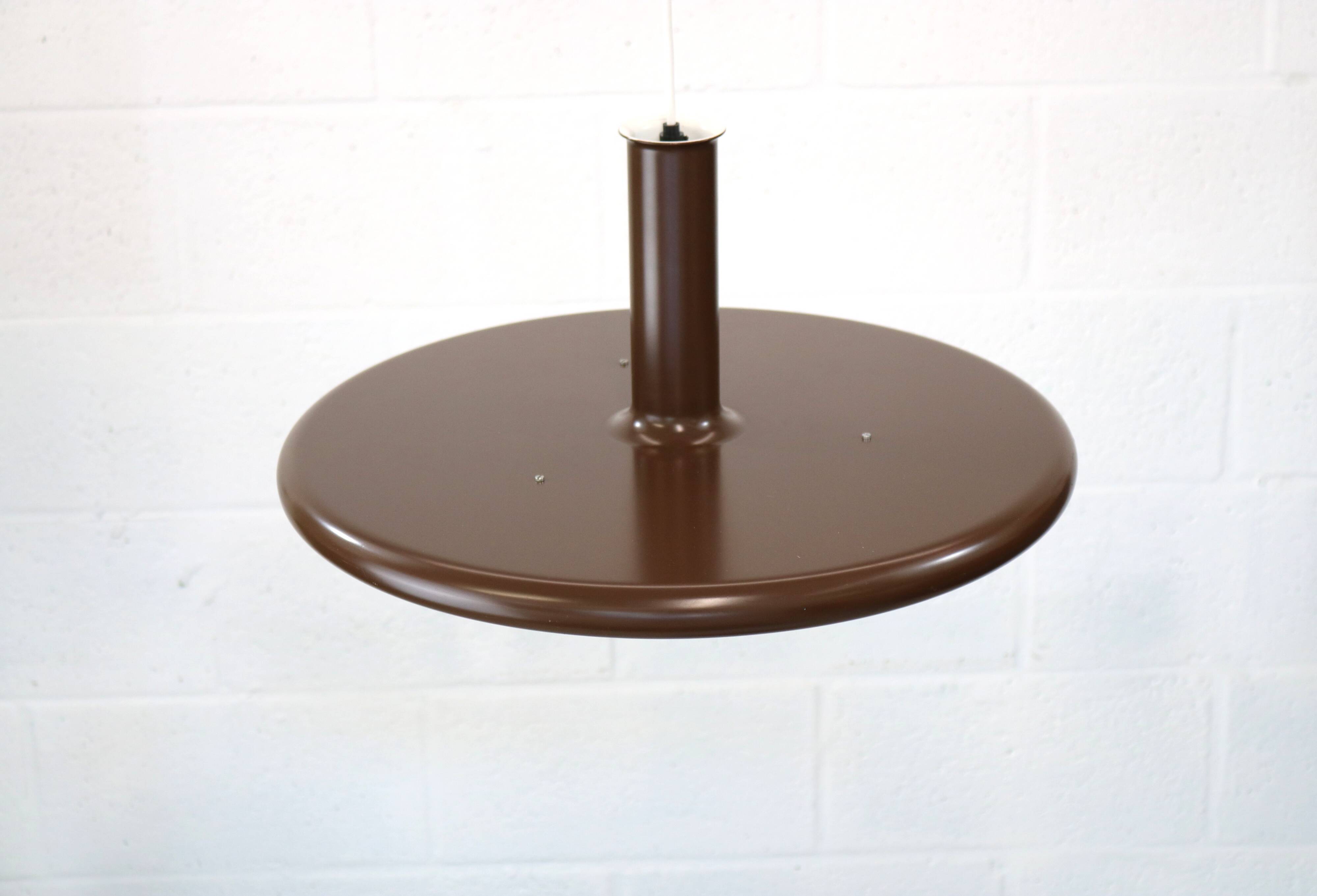 Suspension vintage marron Fog & Morup - Optima - Design Hans Due