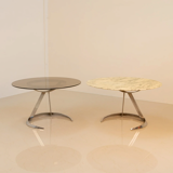 Vform design table produced by Euro International Steel Furniture