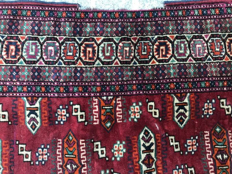 Vintage 115 X 182 CM hand made Bukhara tekke Turkmen carpet