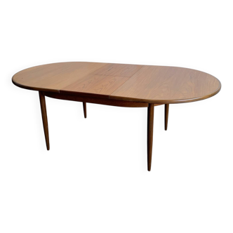 Vintage Scandinavian style teak dining table