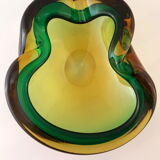 Glass ashtray "Sommerso" 1950s