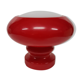 Mushroom lamp in opaline 70s