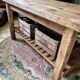 XXL solid oak kitchen island/worktop 180 x 105