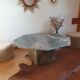 Vintage marble coffee table Rochebobois 70s