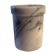 Vase ou pot en marbre blanc