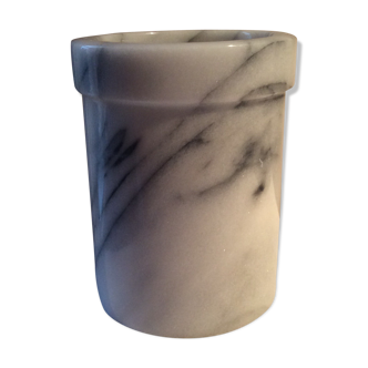 Vase ou pot en marbre blanc