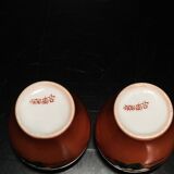 Pair of miniature IMARI porcelain vases made in Japan