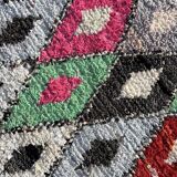 Tapis berbere Boucherouite  – 100 x 210 cm – Fait main au Maroc