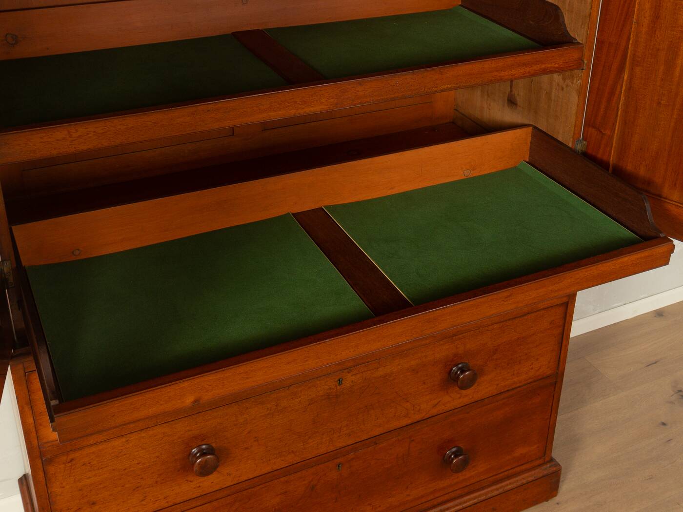 1840s linen press wardrobe