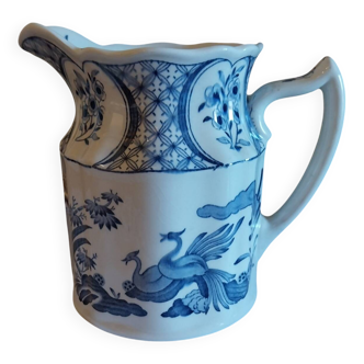 English Victorian Furnival Old Chelsea milk jug, pitcher