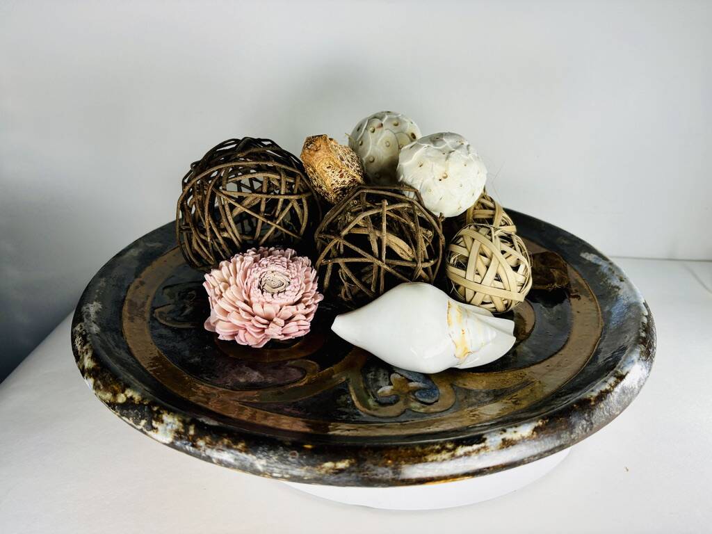 Louis Giraud vintage 1930 XXL Art Deco Vallauris dish