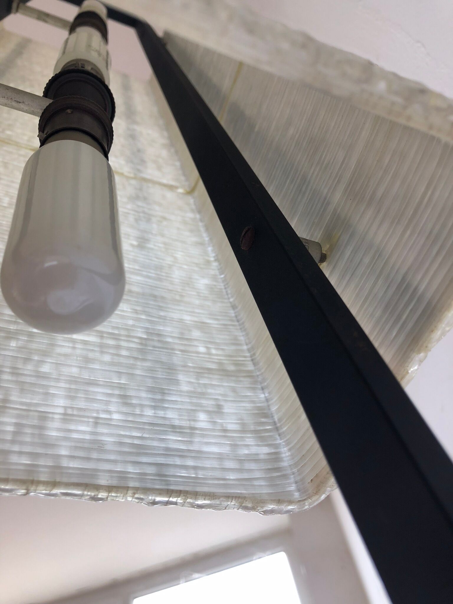 Maison Arlus floor lamp in metal brass and perspex
