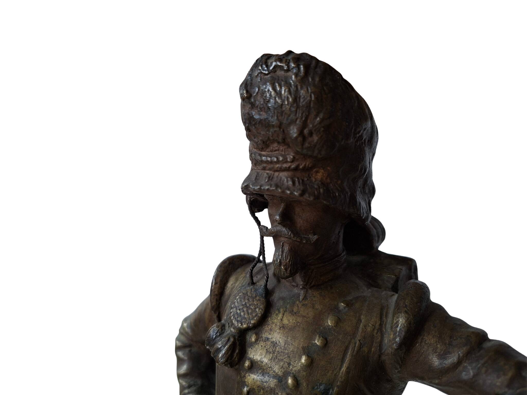 Sculpture en bronze "Soldat" – Fonderie Laganà, Naples (XXe siècle)