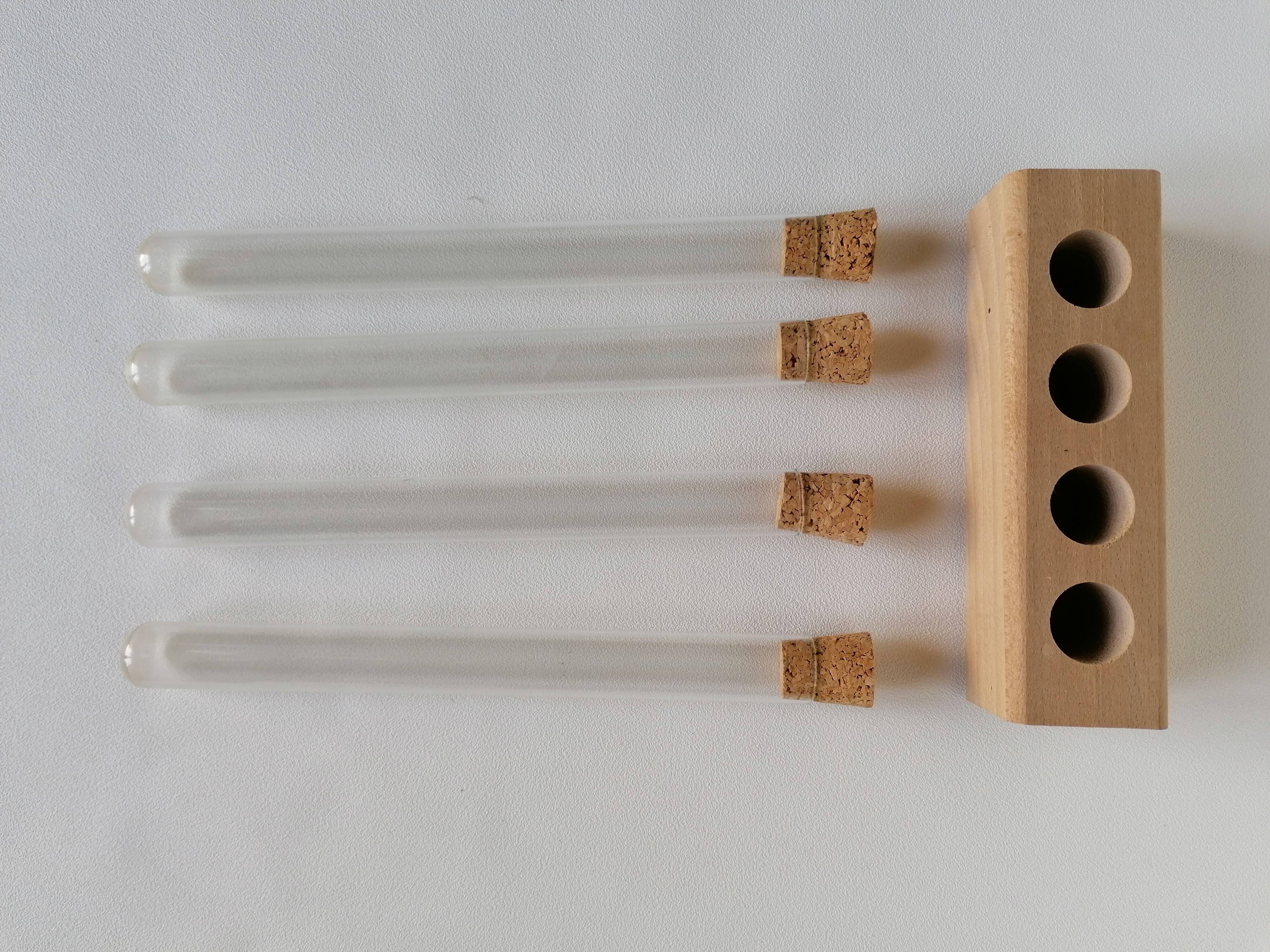 Soliflore in glass tubes