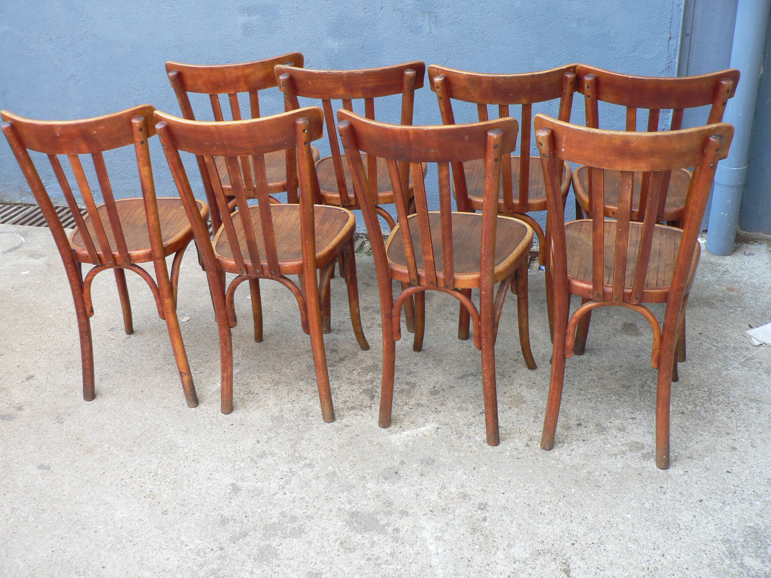 Set of 8 chairs Bistro Fischel