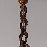 Louis XVI style bronze chandelier with 6 arms