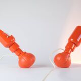 Rare Pair of Mid-Century Gino Sarfatti Model 600P Lamps for Arteluce, Italy 1966