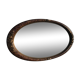 Mirror oval art deco 46x82cm