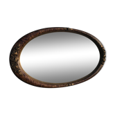 Miroir ovale art deco 46x82cm