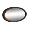 Miroir ovale art deco 46x82cm