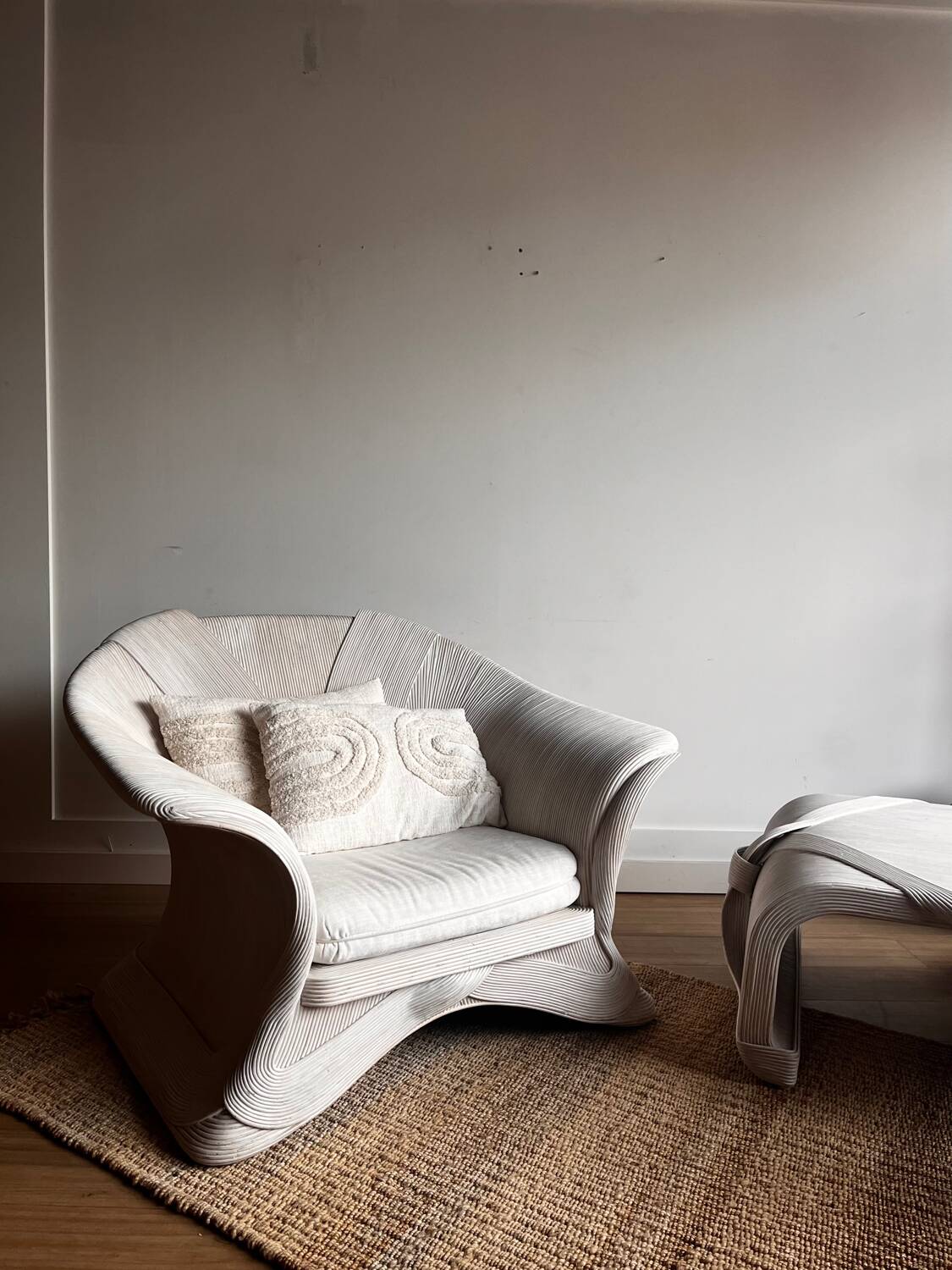 Betty Cobonpue Scultura rattan fauteuil 80’s