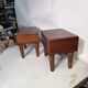 Pair of Scandinavian teak bedside tables from the 1960s.