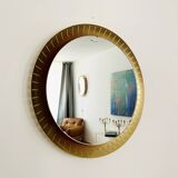 Miroir XXL lumineux de style moderne du milieu du siècle