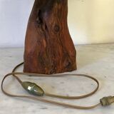 Vintage lamp in solid wood
