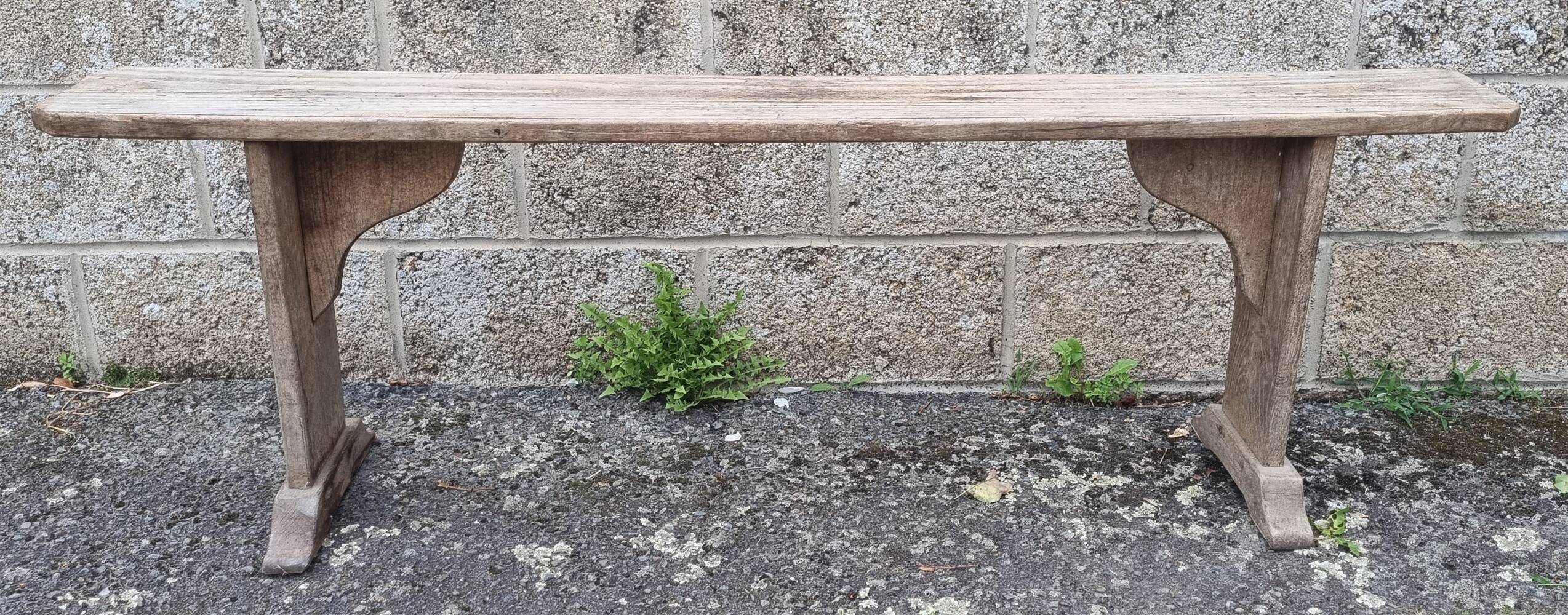 Old farm bench, natural color, vintage