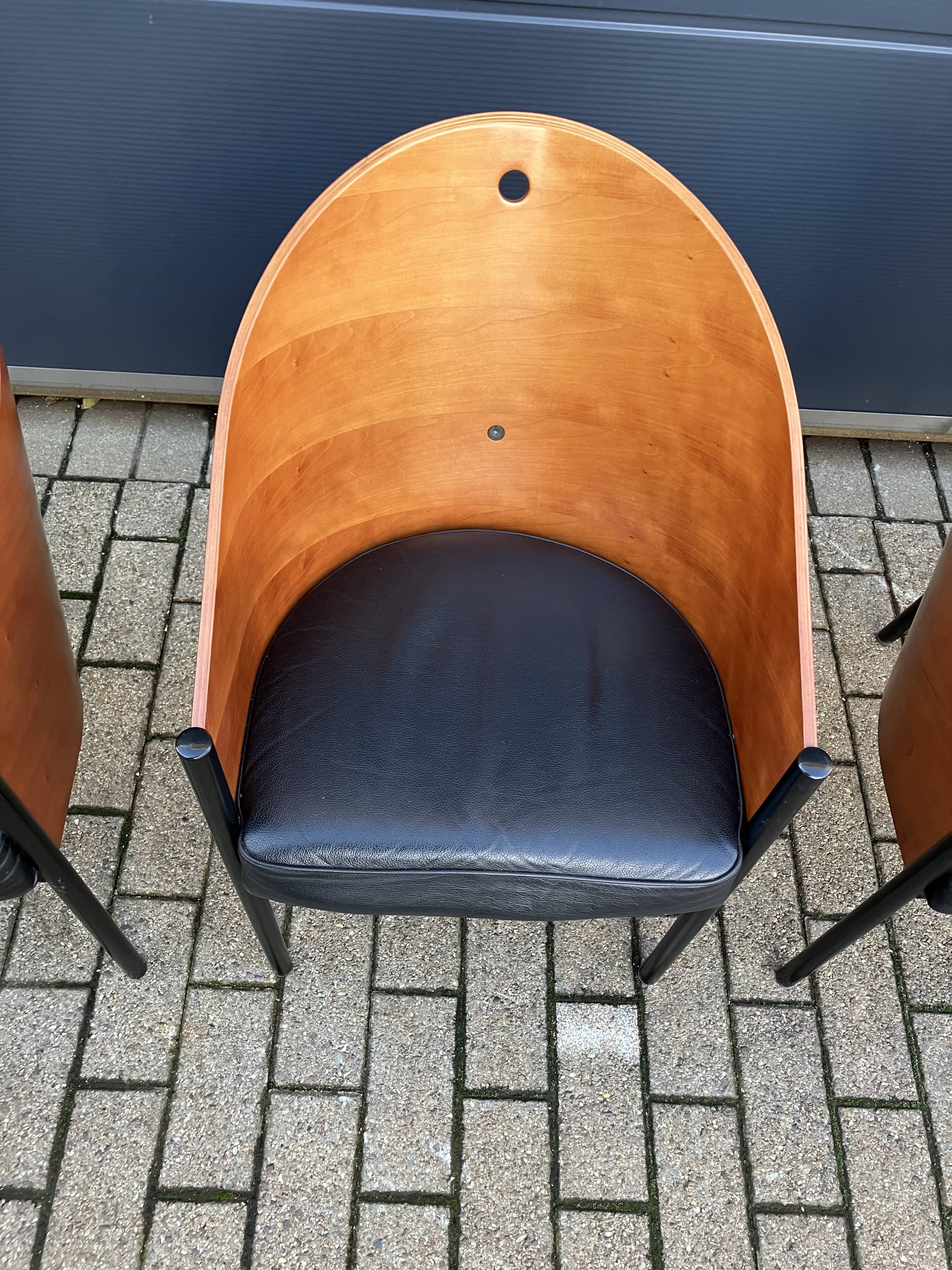 4x originaux chaises Costes Philippe Starck Aleph Driade