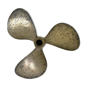 Old bronze boat propeller