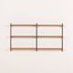 Kai Kristiansen teak shelving unit, FM Møbler, 1960s