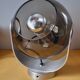 Smoked glass and chrome metal spot lamp from the 70s.
