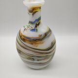 Opaline bottle of murano marmorean decoration