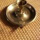 Brass candle holder cellar rat round handle