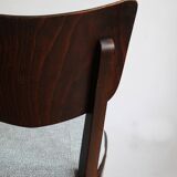 Ensemble de quatre chaises de salle à manger du milieu du siècle des années 1960 par TON