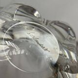 Val Saint Lambert crystal ashtray empty pocket