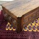 18th-century Breton chestnut bank bench