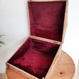 Old wooden box, treasure box