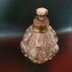 Flacon verre ciselé vintage diffuseur de parfum ancien