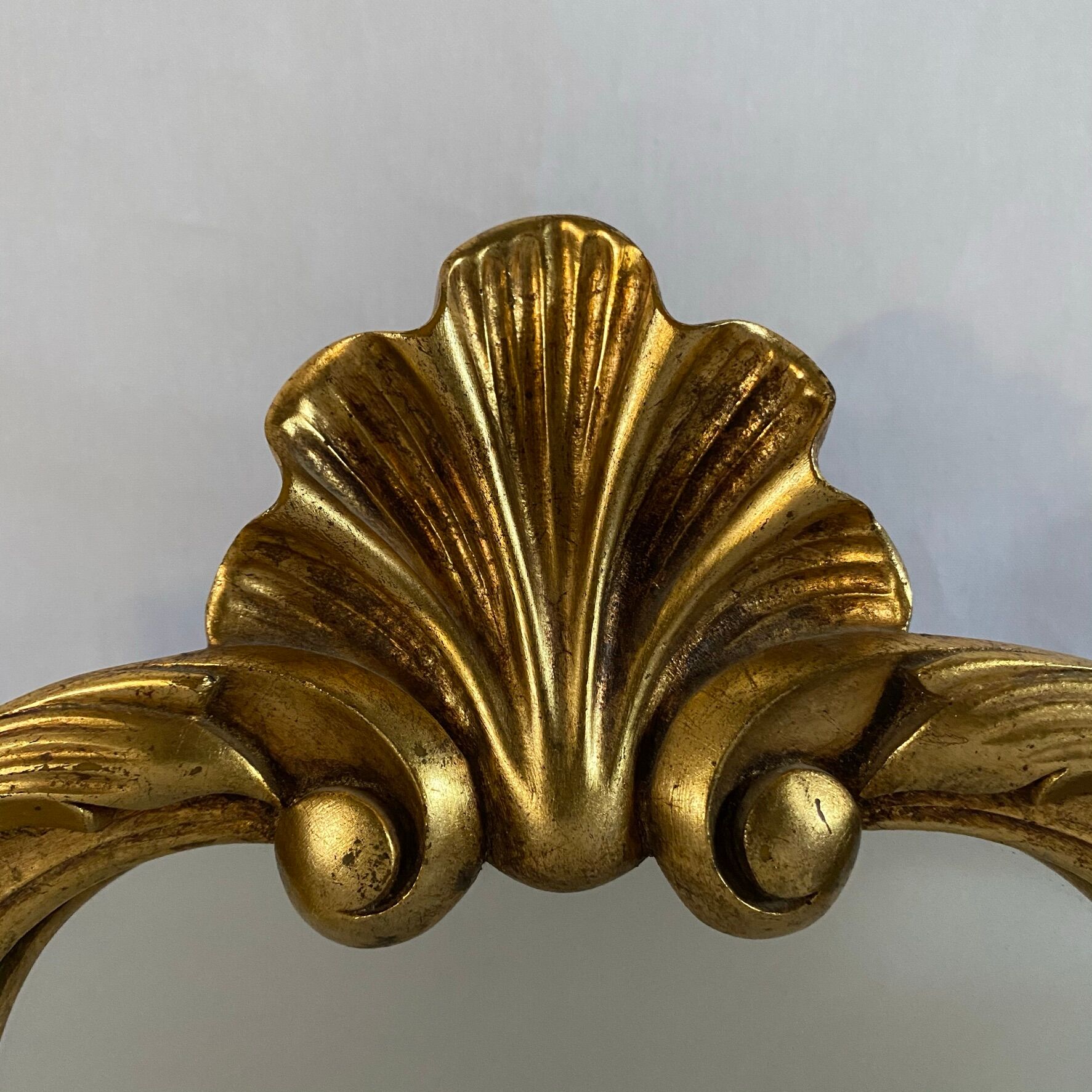 Louis XV-style gold mirror