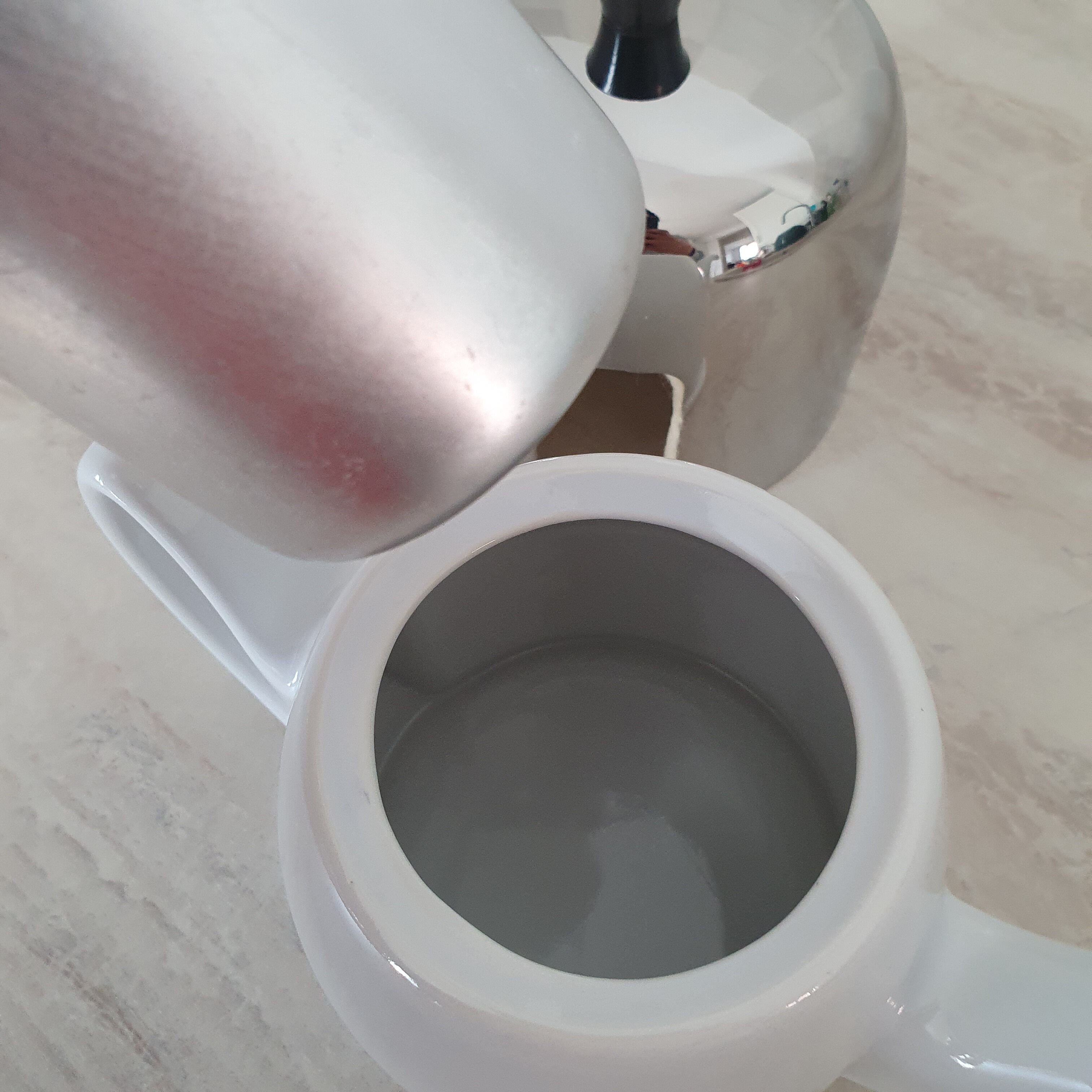 Théière SALAM 4 Tasses Guy Degrenne avec cloche feutrine et filtre